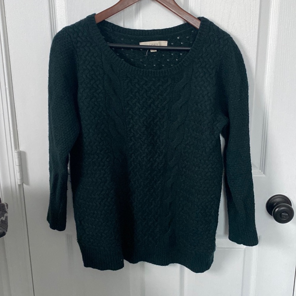 Dark green Loft sweater